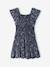 Robe smockée imprimée marine 3 - vertbaudet enfant 