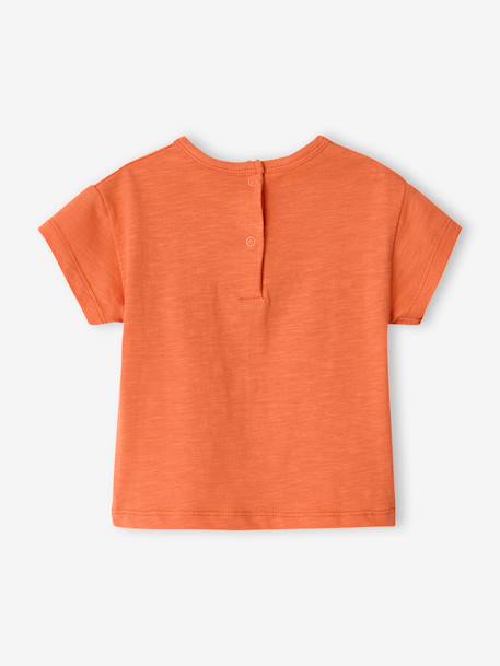 T-shirt bébé garçon coton biologique orange 4 - vertbaudet enfant 