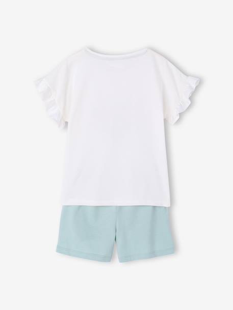Lot de 2 pyjashorts fille manches courtes en coton écru 8 - vertbaudet enfant 