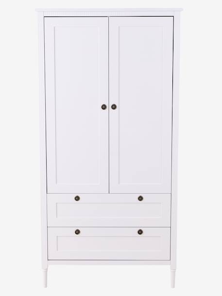 Armoire 2 portes + 2 tiroirs Canopée blanc 9 - vertbaudet enfant 