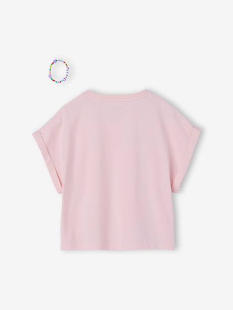 Lot T-shirt et bracelets meilleures amies lilas 3 - vertbaudet enfant 