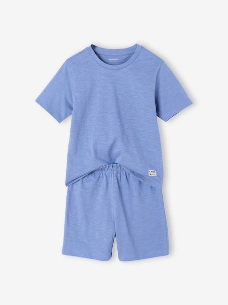 Lot pyjama short uni bleu chambray 4 - vertbaudet enfant 