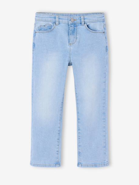 Jean slim fille morphologik tour de hanches large bleu foncé+bleu moyen+denim bleached+denim gris+gris 9 - vertbaudet enfant 