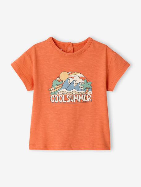 Bébé-T-shirt, sous-pull-T-shirt bébé garçon coton biologique