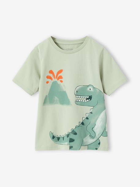 Lot 2 pyjashort garçon dinosaure vert sauge 6 - vertbaudet enfant 