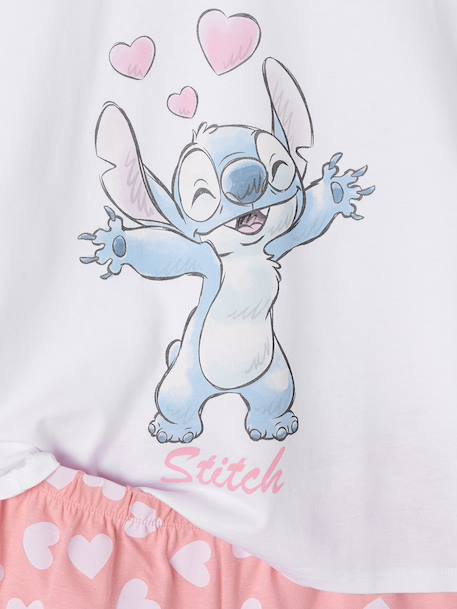 Pyjashort fille coton Lilo & Stitch rose bonbon 5 - vertbaudet enfant 