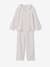 Pyjama fille gaze de coton fleurs écru 1 - vertbaudet enfant 