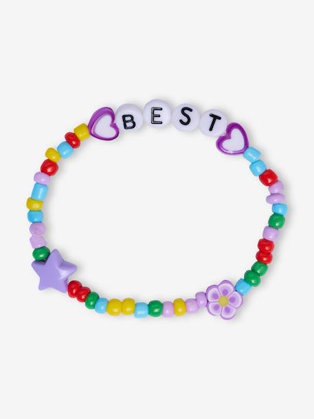 Lot T-shirt et bracelets meilleures amies lilas 5 - vertbaudet enfant 