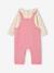Ensemble salopette bébé fille rose 4 - vertbaudet enfant 