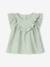 Blouse bébé fille broderie anglaise vert d'eau 2 - vertbaudet enfant 
