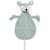 Doudou attache sucette biche Blanc, marron+Marron savanne+Rose, blanc, noir+Vert tendre+Vert, blanc, noir 17 - vertbaudet enfant 