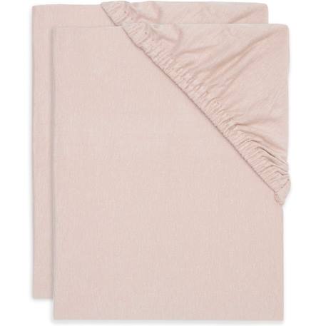 Lot de 2 draps housses Rose 1 - vertbaudet enfant 