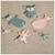 Doudou attache sucette biche Blanc, marron+Marron savanne+Rose, blanc, noir+Vert tendre+Vert, blanc, noir 20 - vertbaudet enfant 