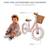 Draisienne Kinderkraft RAPID 2 x BIZUU avec Cadre en Magnésium Léger, Roues Increvables, Selle Réglable et Panier Beige+Bleu+Noir+Rosa+Vert 22 - vertbaudet enfant 