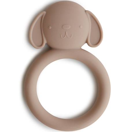 Anneau de dentition en silicone Beige+Jaune 1 - vertbaudet enfant 