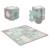 Tapis en mousse 2 en 1 - tapis puzzle pour bébé Jaune+Menthe 7 - vertbaudet enfant 