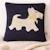Taie de coussin en coton biologique Bleu, chaton+Écru, ourson+Gris, dino+Gris, renard+Gris, singe+Gris, toucan+Noir, chien+Rose, chat 35 - vertbaudet enfant 