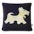 Taie de coussin en coton biologique Bleu, chaton+Écru, ourson+Gris, dino+Gris, renard+Gris, singe+Gris, toucan+Noir, chien+Rose, chat 31 - vertbaudet enfant 