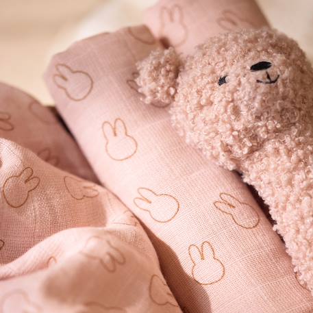 Hochet bébé en coton Blanc, marron+Ecru+Gris+Gris, marron+Marron clair+Rose, noir 22 - vertbaudet enfant 