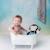 Grande peluche singe en coton tricoté Bleu 6 - vertbaudet enfant 