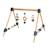 Portique d'éveil en bois massif + 3 pendentifs - arche d'activités Blanc - gris / miffy+Multicolore+Naturel / Anthracite 7 - vertbaudet enfant 