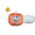Hochet tronçonneuse Orange, blanc, jaune 2 - vertbaudet enfant 