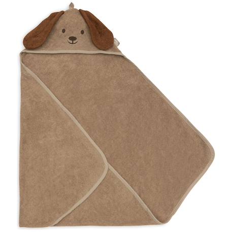 Cape de bain en éponge diego (75 x 75 cm) Marron, noir 2 - vertbaudet enfant 