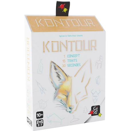 Kontour – Le jeu de dessin en 30 secondes Blanc 1 - vertbaudet enfant 