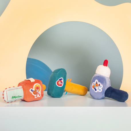 Hochet tronçonneuse Orange, blanc, jaune 6 - vertbaudet enfant 