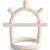 Jouet de dentition en silicone no drop blush Ecru+Rose 1 - vertbaudet enfant 