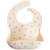 Bavoir à poche en silicone bows Ecru, rose 1 - vertbaudet enfant 