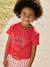 T-shirt fille détail noeud fantaisie écru+rayé bleu+rouge 8 - vertbaudet enfant 