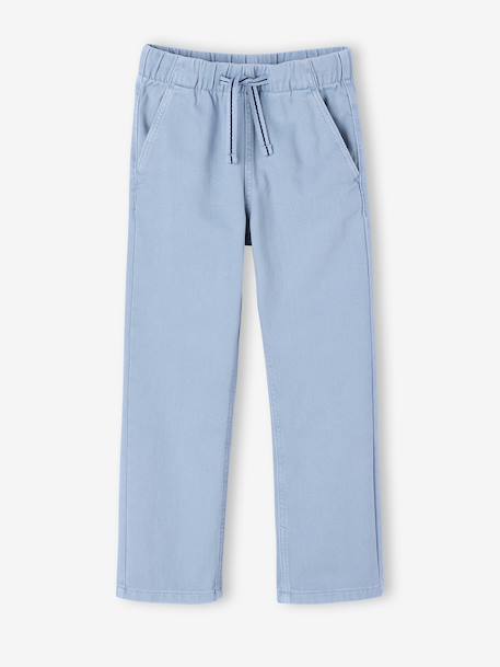 Pantalon garçon  fluide facile à enfiler garçon beige+bleu moyen+bleu nuit+terracotta 11 - vertbaudet enfant 