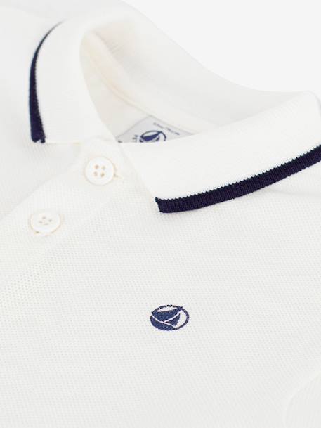 Polo bébé manches courtes coton blanc 2 - vertbaudet enfant 