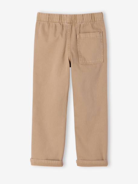 Pantalon garçon  fluide facile à enfiler garçon beige+bleu moyen+bleu nuit+terracotta 6 - vertbaudet enfant 