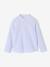 Chemise rayée col Mao garçon rayé bleu+rayé vert 3 - vertbaudet enfant 