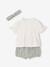 Ensemble 3 pièces bébé fille coton vert sauge 1 - vertbaudet enfant 