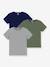 Lot 3 tee-shirts enfant coton Petit Bateau blanc 1 - vertbaudet enfant 