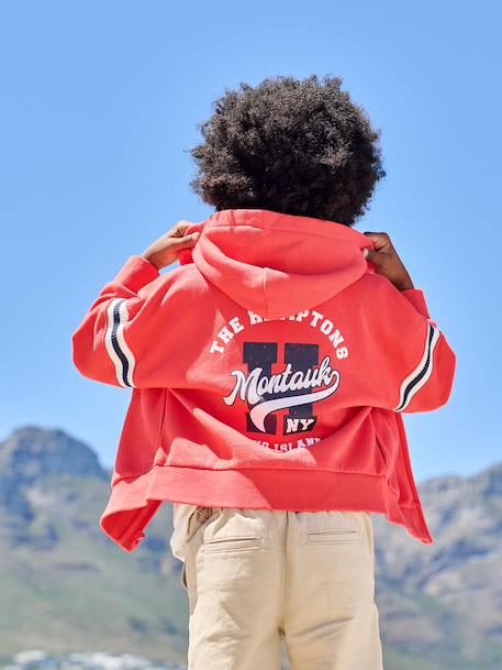 Sweat garçon motif placé rouge 1 - vertbaudet enfant 