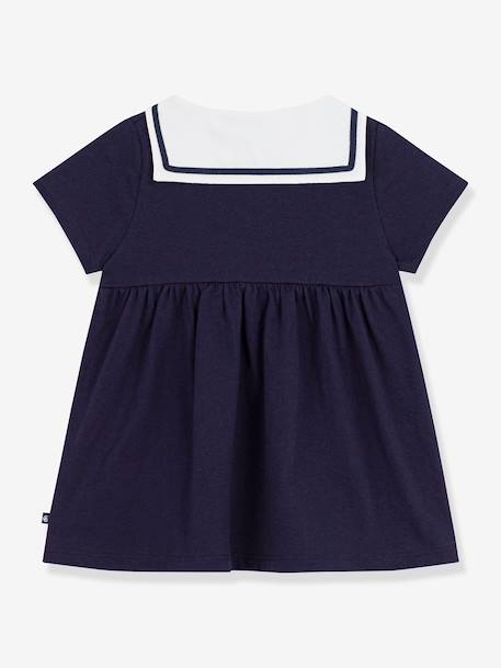 Robe bébé fille col marin manches courtes marine 2 - vertbaudet enfant 
