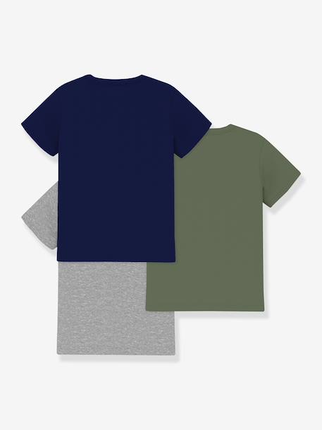 Lot 3 tee-shirts enfant coton Petit Bateau blanc 2 - vertbaudet enfant 