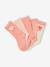 Lot 5 paires de chaussettes coeur fille abricot+bleu chambray 2 - vertbaudet enfant 