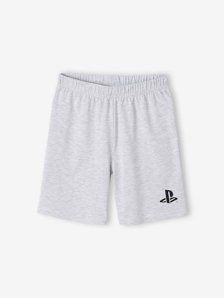 Pyjashort garçon coton logo Playstation noir 3 - vertbaudet enfant 