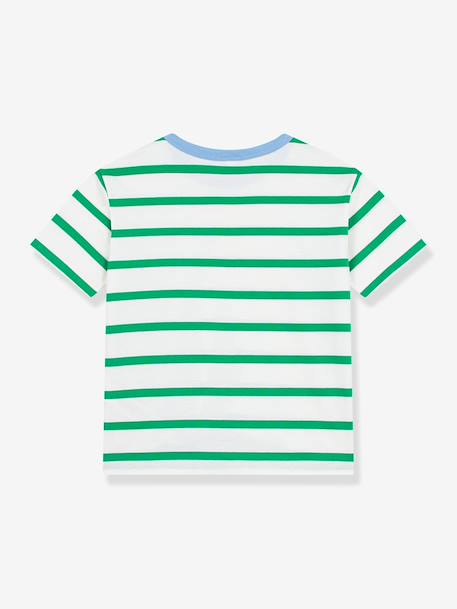 Tee-shirt enfant rayé Petit Bateau blanc 2 - vertbaudet enfant 