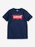 T-shirt Batwing garçon Levi's blanc+bleu+marine+vert 7 - vertbaudet enfant 
