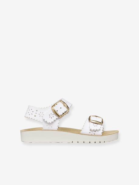 Sandales fille Costarei GEOX blanc 2 - vertbaudet enfant 