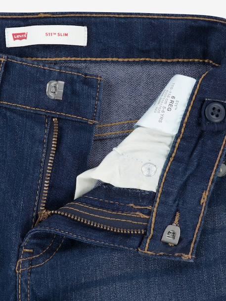 Jean slim 511 LEVI'S bleu jean+denim brut 7 - vertbaudet enfant 
