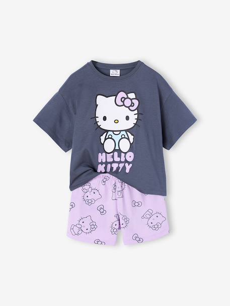 Manteau Hello Kitty Pour Fille 7-8 Ans - Gris Clair Léger, Bon état