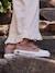 Baskets scratchées toile imprimée enfant collection maternelle beige imprimé+rose imprimé 1 - vertbaudet enfant 