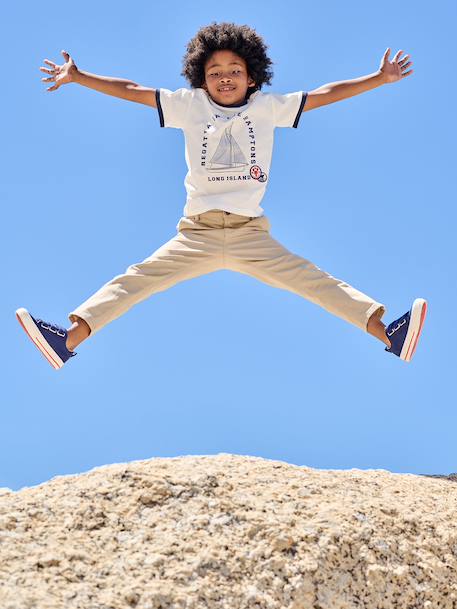T-shirt garçon manches courtes écru 5 - vertbaudet enfant 